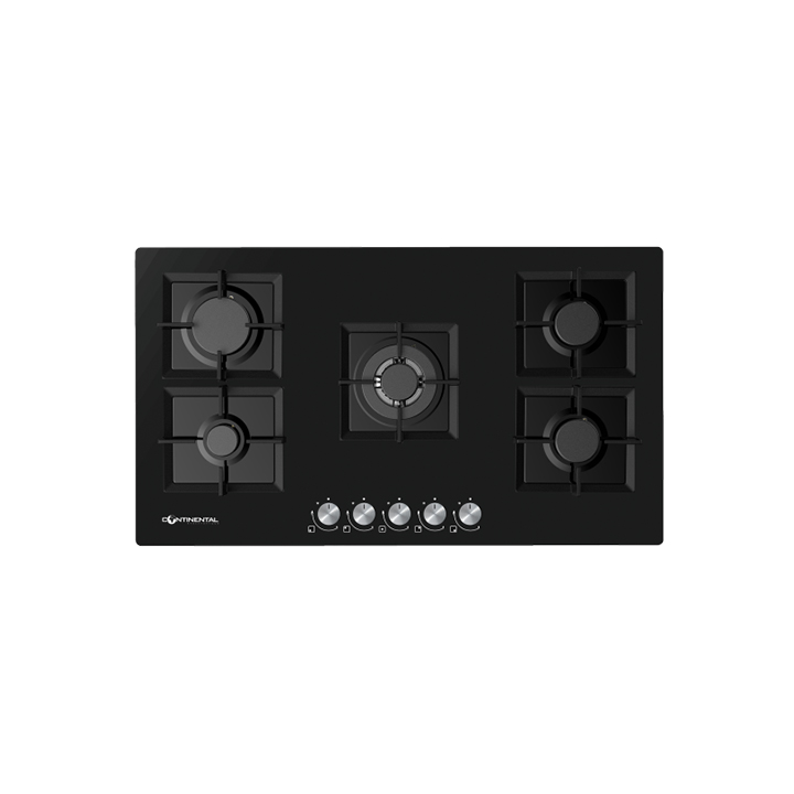 PLAQUE DE CUISSON 5 FEUX Acier inoxydable
