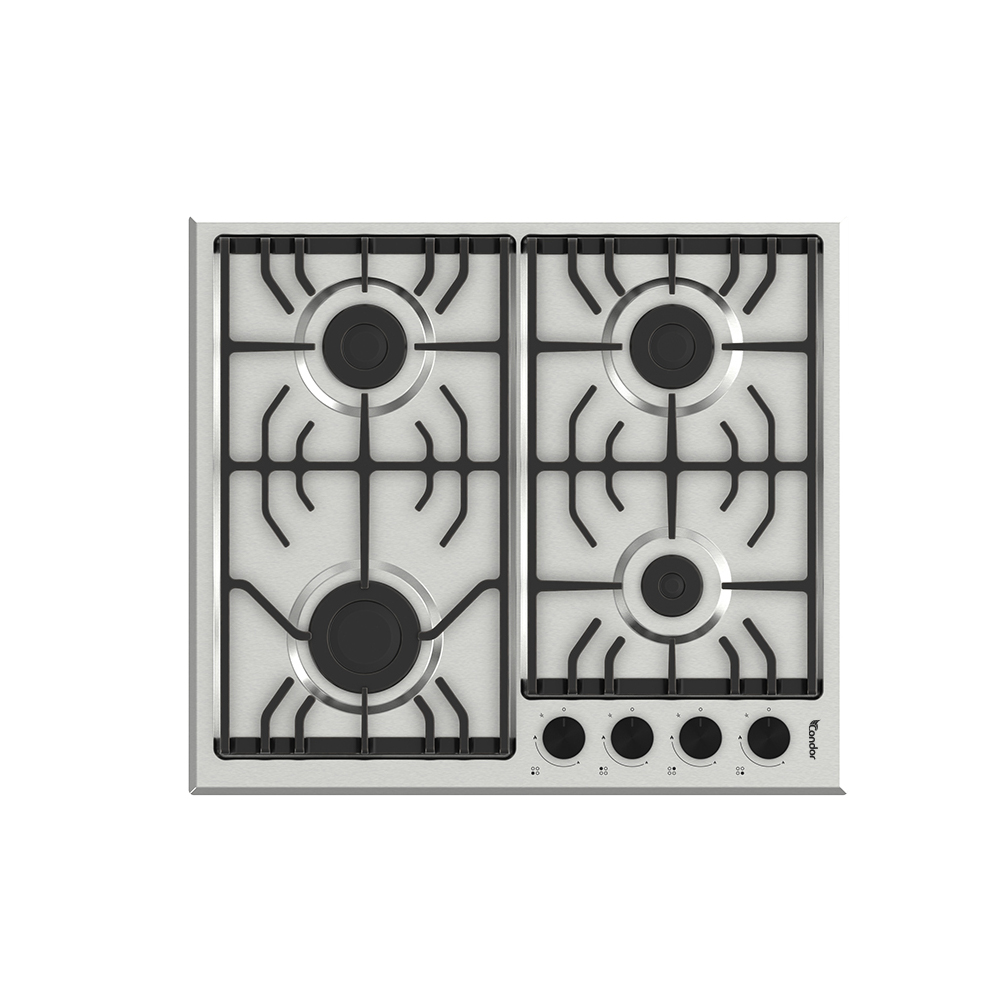Table de Cuisson Encastrable Inox 4 Feux Rigati2 |CTE64-RG2X|
